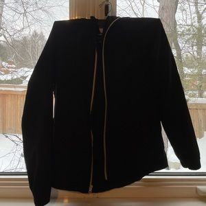 Black windbreaker/spring jacket, size S